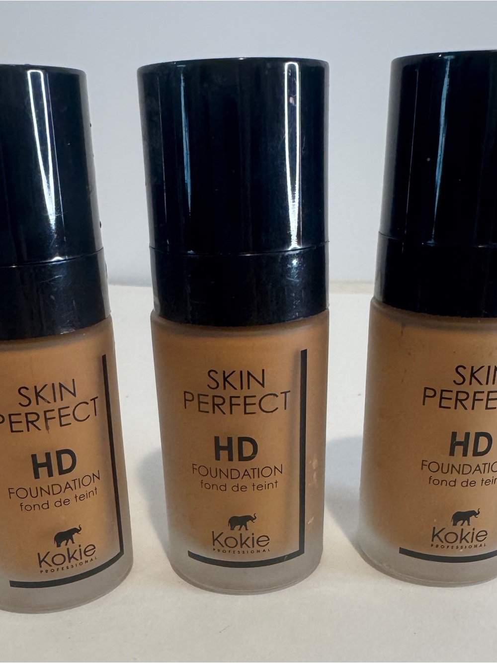 Kokie Skin Perfect HD Foundation 110W Brand new 3 bottle